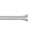 thumbnail image 1 of Sun Zero 3/4" Brushed Nickel Decorative Blackout Tension Rod, 28-60", 1 of 5