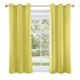thumbnail image 1 of Sun Zero Riley Kids Bedroom Blackout Grommet Curtain Panel in Lemon Yellow, 1 of 7
