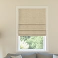 thumbnail image 1 of Sun Zero Somerton 1-Piece Textured 100% Blackout Cordless Roman Shade, 34"X64", Taupe, 1 of 7
