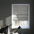 thumbnail image 1 of Sun Zero Somerton 1-Piece Textured 100% Blackout Cordless Roman Shade, 39"X64", Gray, 1 of 8