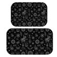 thumbnail image 1 of Sun and Crystal Ball Gothic Pattern Bath Mat Set Of 2,Non-Slip Rug for Bathroom,Kitchen,Bedroom,Entrance, 30x17 and 23.5x15.7 Inches, 1 of 3