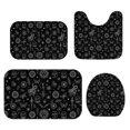 thumbnail image 1 of Sun and Crystal Ball Gothic Pattern Bathroom Rug Set 4 Piece,Includes Contour,Lid Cover,Bath Mat,Non-Slip Extra Soft Absorbent Washable, 1 of 5