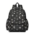 thumbnail image 1 of Sun and Eye Gothic Pattern Cute School Backpack with Padded Back and Adjustable Shoulder Straps 13.4"x11"x4.7", 1 of 5
