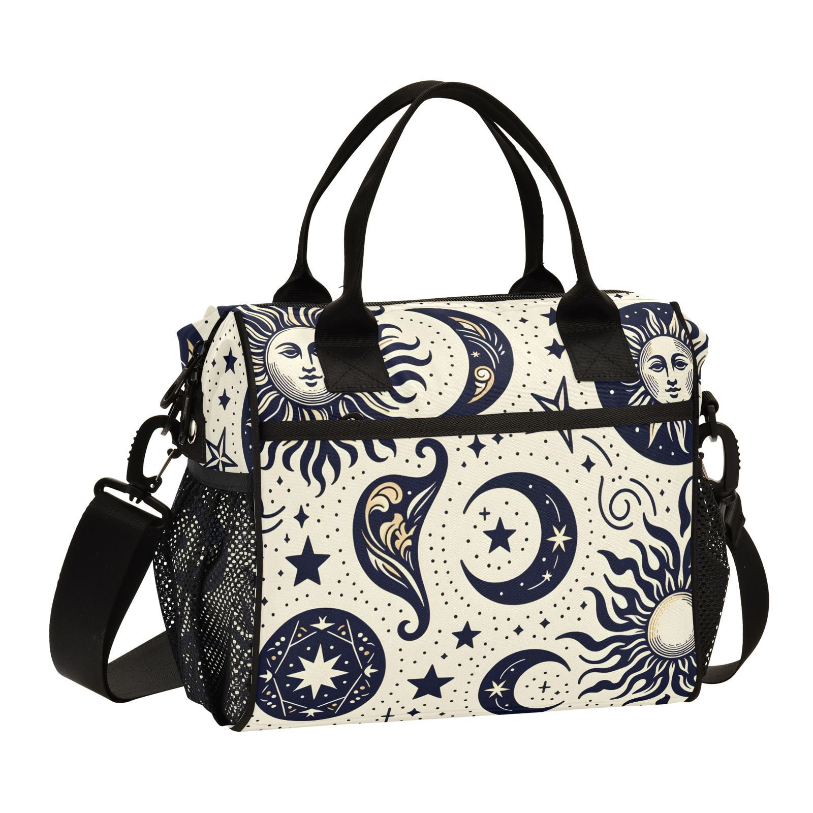 Sun and Moon Cooler Bag Lunch Bag Soft Cooler Cooling Tote Insulated Lunch Box for Adult Men Women
