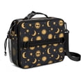 thumbnail image 1 of Sun and Moon Gothic Pattern Insulated Lunch Bag with Shoulder Strap and Bottle Holder,Bento School Lunch Bag Box,11x9.5x3.5 Inches, 1 of 5