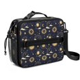 thumbnail image 1 of Sun and Moon Gothic Pattern Insulated Lunch Bag with Shoulder Strap and Bottle Holder,Bento School Lunch Bag Box,11x9.5x3.5 Inches, 1 of 5