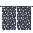 thumbnail image 1 of Sun and Moon Gothic Pattern Insulated Teens Curtains Set Of 2, Bedroom Essentials, Toddler Room Decor 52"x84", 1 of 5