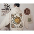 thumbnail image 1 of Sun and Moon Oversized Hoodie, Witchy Clothes, Celestial Sweatshirt, Trendy Aesthetic Pullover Graphic Hoodie, Cottagecore Clothing, 1 of 2