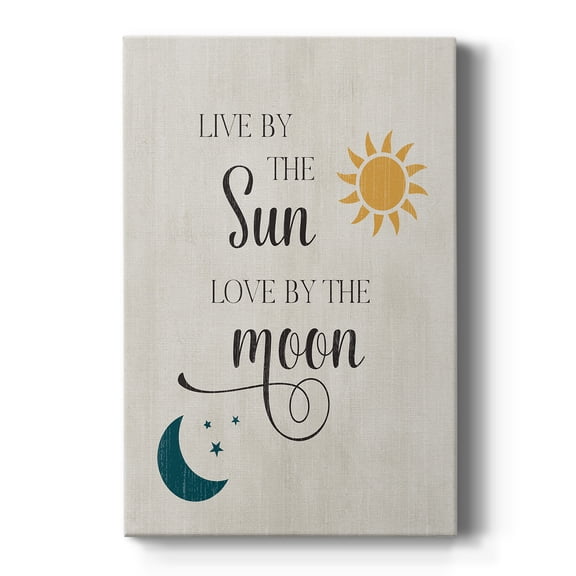 Sun and Moon Premium Gallery Wrapped Canvas - Ready to Hang