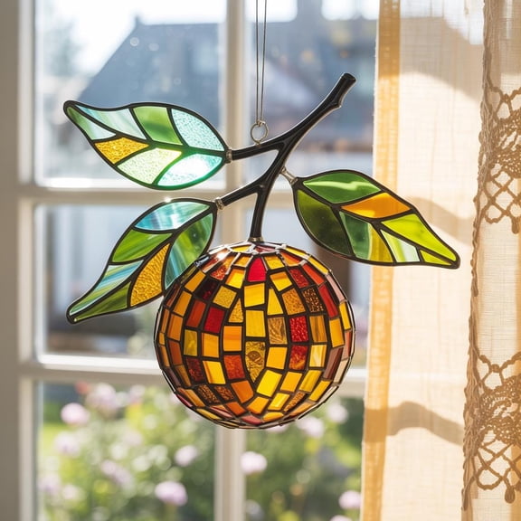 Sun and Moon Suncatcher, Celestial Acrylic Window Hanging Decor, Boho Sun Moon Panel, Solar Lunar Light Catcher for Window