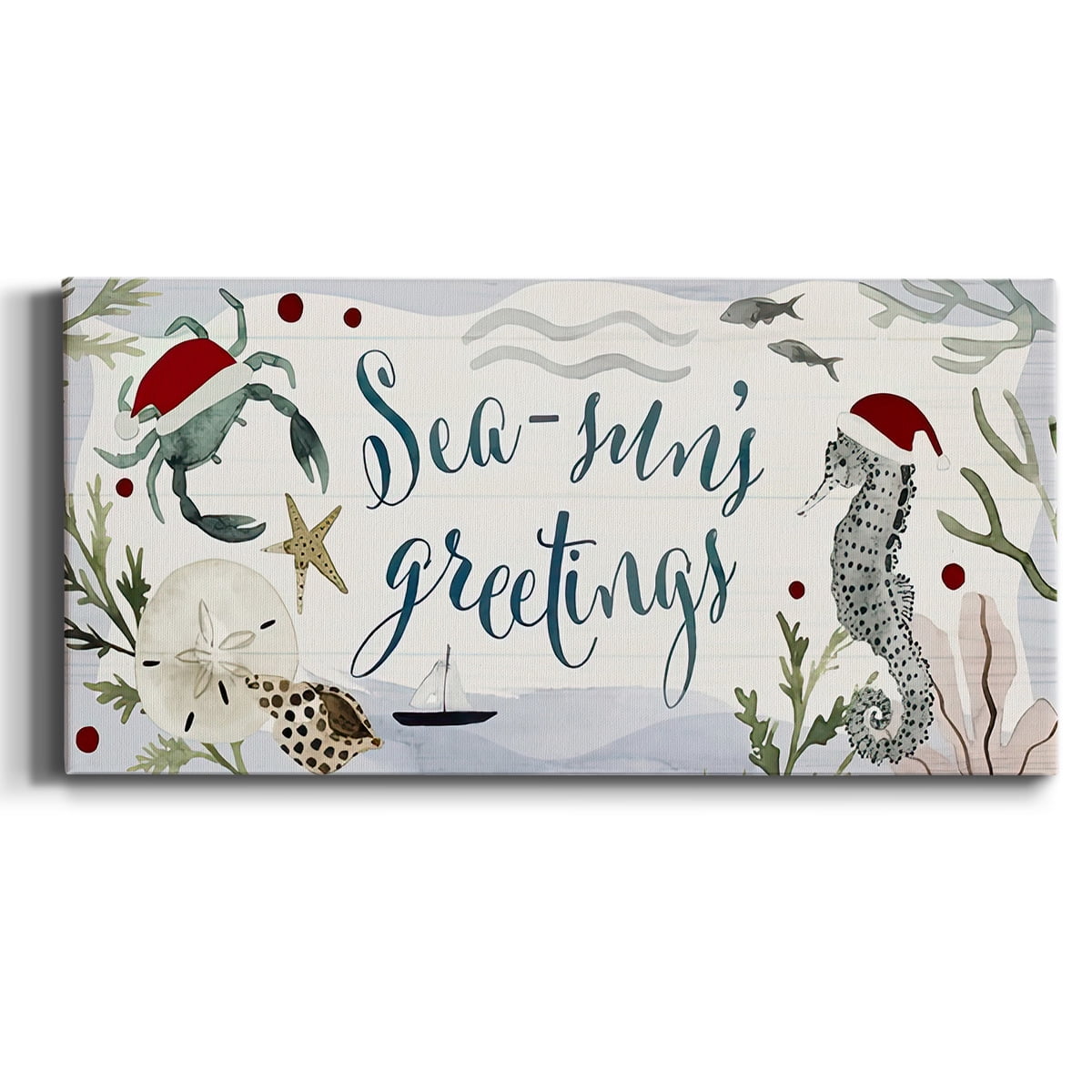Sun-kissed Christmas Collection D- Gallery Wrapped Canvas