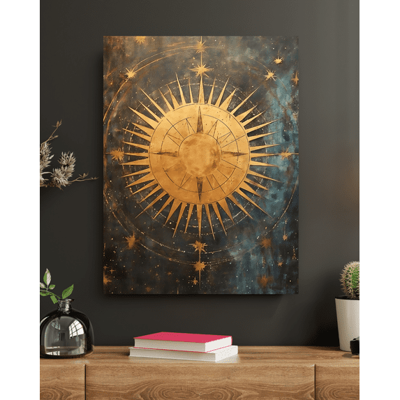 Sun's Embrace - Sun Canvas Wall Art
