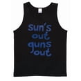 thumbnail image 1 of Sun's Out Guns Out Beach Tank Top - Black - Small, 1 of 3