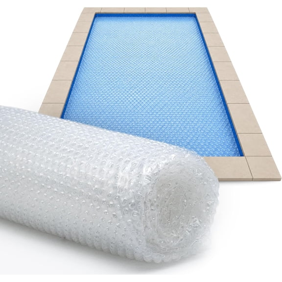 Sun2Solar Rectangle 1600 Series Clear Swimming Pool Solar Cover, 18' x 40'