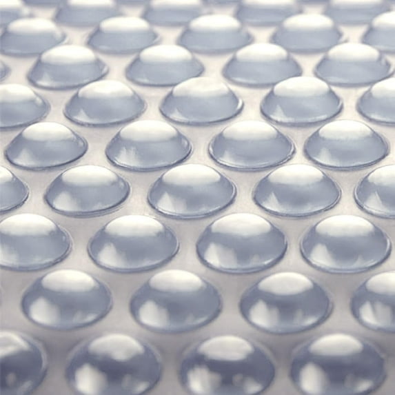 Sun2Solar Round 1200 Series Clear Swimming Pool Solar Cover with 6-Pack Grommets, 27'