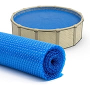 Sun2Solar Round 800 Series Blue Swimming Pool Solar Cover with 6-Pack Grommets, 12