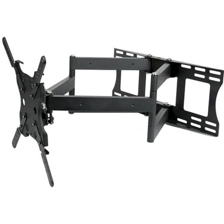 SunBriteTV - Full Motion TV Wall Mount for Most 37" - 80" TVs - Extends 30" - Black