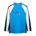 thumbnail image 1 of SunBusters Boys L/S Rash Guard(UPF 50+), Dusk Blue, 6/7 yrs, 1 of 3