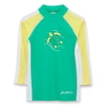 thumbnail image 1 of SunBusters Girls L/S Rash Guard(UPF 50+), Kiwi/Lemon, 6/12 mos, 1 of 3