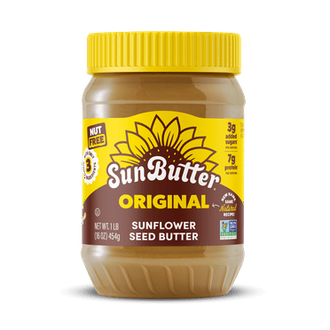 SunButter Original Sunflower Seed Butter 16 oz Jar