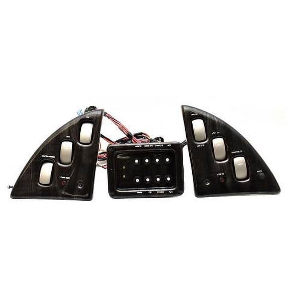 SunCatcher Boat Switch Panel 73422733 | SE Gray Faux Woodgrain (3PC)