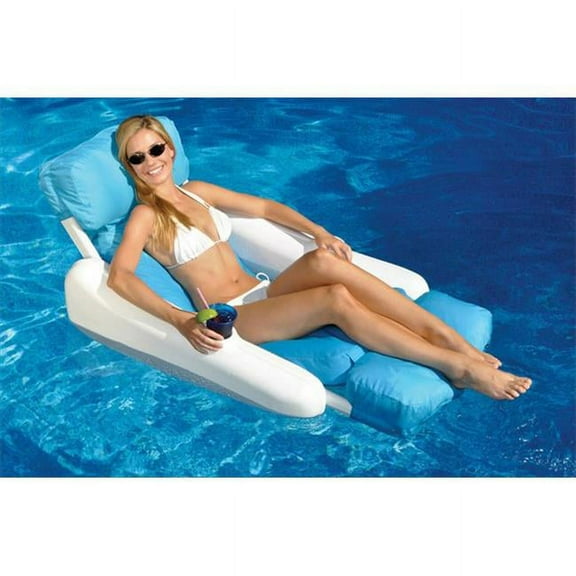 SunChaser Padded Floating Pool Lounge