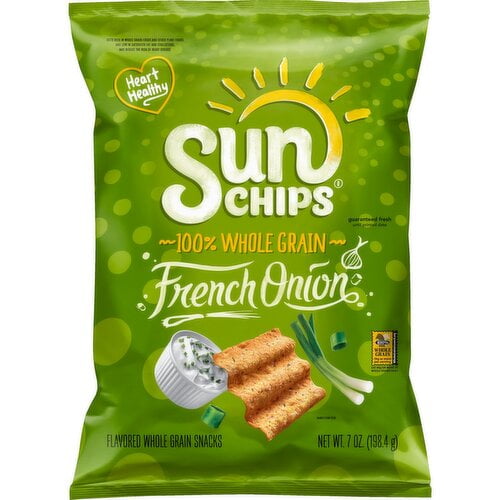 SunChips Flavored Whole Grain Snacks French Onion 7 Oz(packaging may vary)