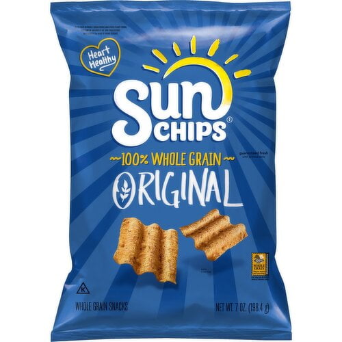 SunChips Whole Grain Snacks Original 7 Oz(packaging may vary)