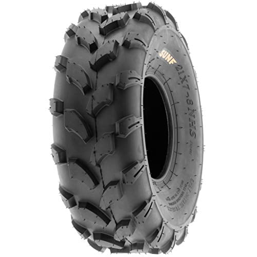 SunF A003 ATV/UTV/LawnMowers OffRoad Tire 18x78, 6 PR, Directional Tread (Pair of 2