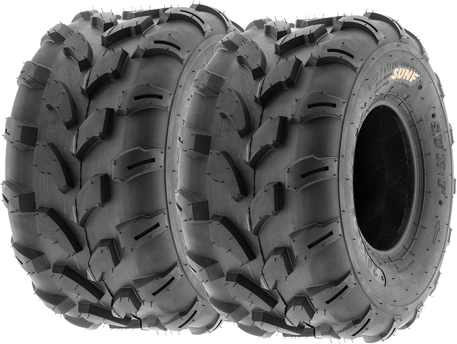 SunF A003 ATV/UTV/LawnMowers OffRoad Tire 20x108, 6 PR, Directional