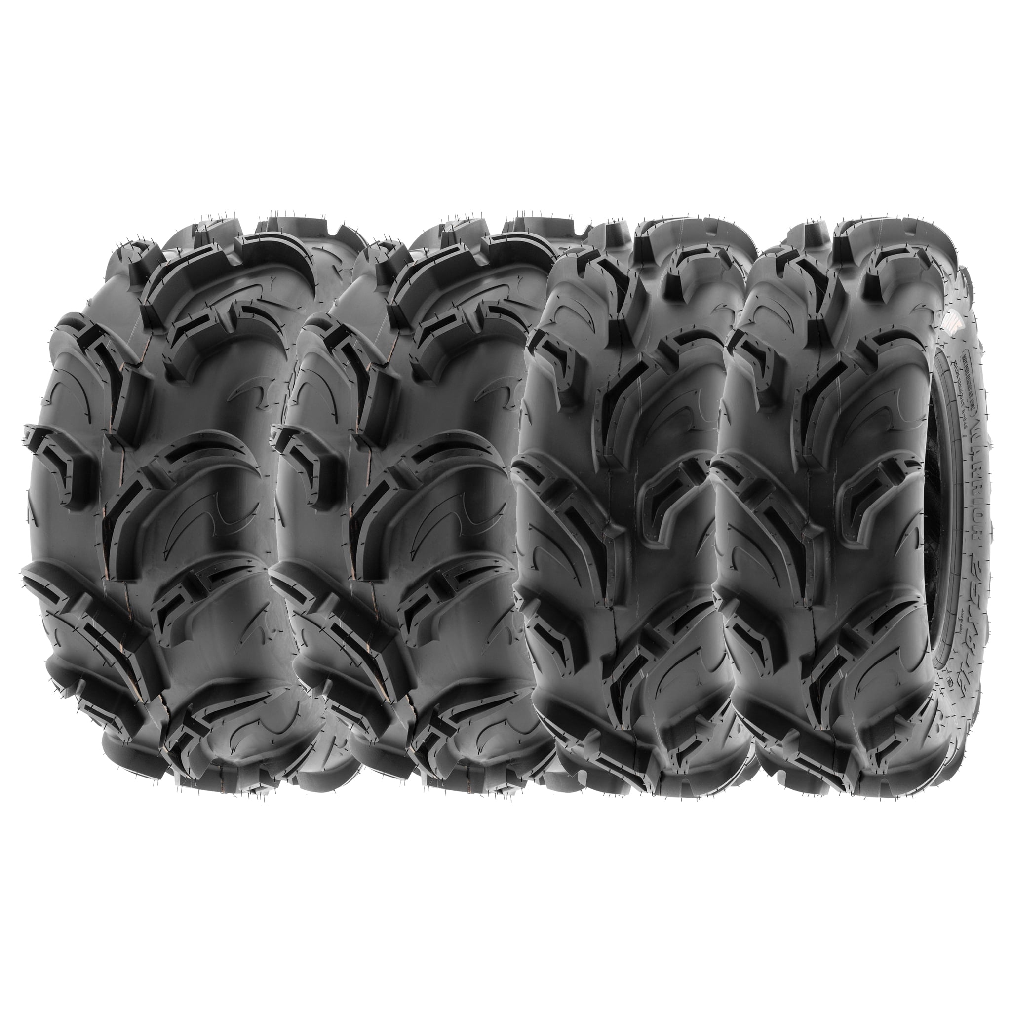 HALBERD 25x10-12 25x10x12 ATV UTV Tires 6PR Off-Road Rear Tire Tyres Set of  2