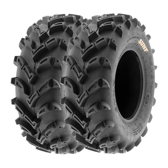 SunF ATV/UTV All Terrain Mud Quad Tire 23x8-11 23x8x11 6 PR Tubeless A024 (Set of 2)