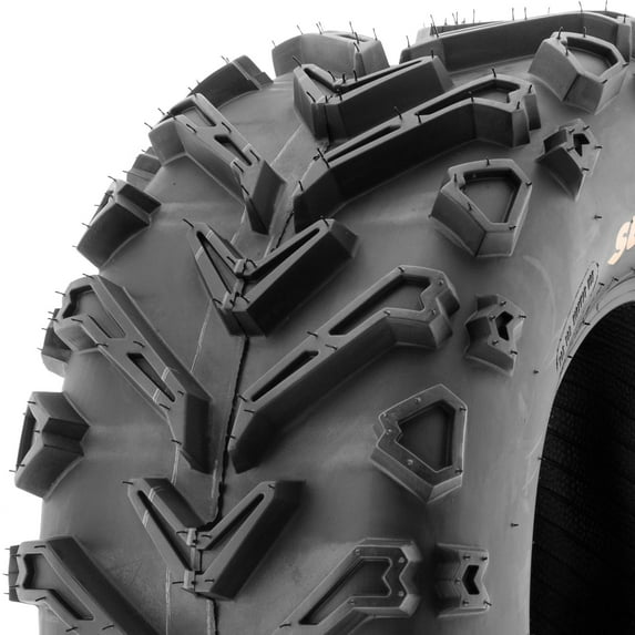 SunF ATV/UTV All Terrain Mud Quad Tire 25x10-12 25x10x12 6 PR Tubeless A041 (Single)