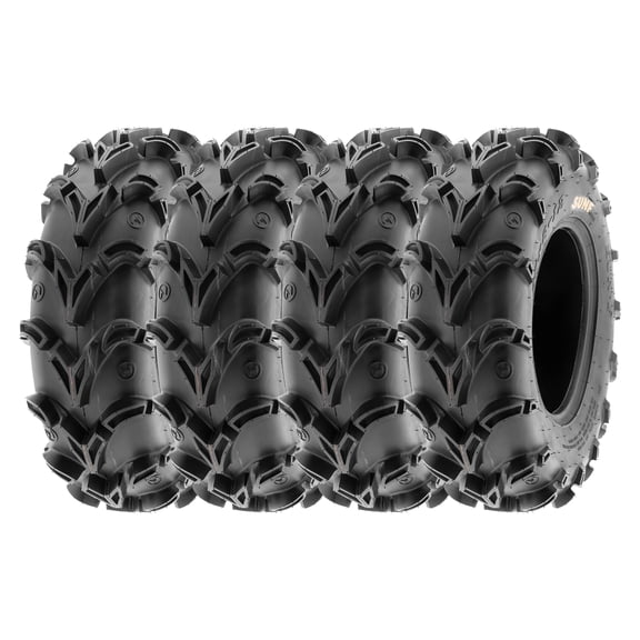 SunF ATV/UTV All Terrain Mud Quad Tire 26x9-12 6PR Tubeless A050 (Set of 4)