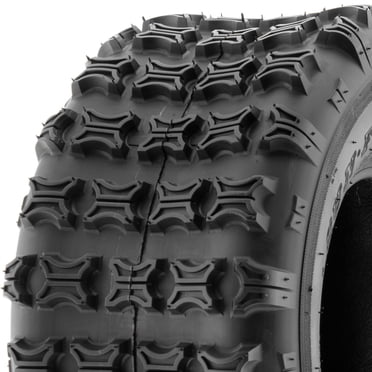 Set Of 2 KAC 18x9.5-8 ATV UTV Tires - 4-Ply All Terrain Mud Tires For Go Kart