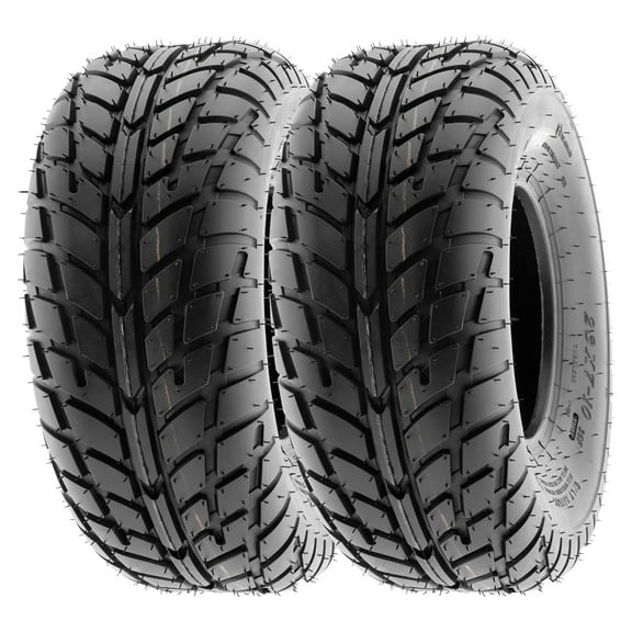 SunF ATV/UTV All Terrain Sport Dirt Flat Track Mini Bike Tire 19x7-8 19x7x8 6 PR Tubeless A021 (Set of 2)