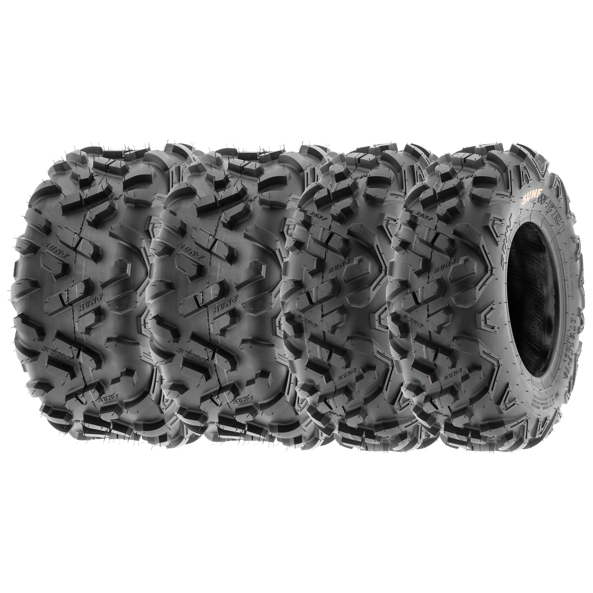 SunF A027 Sport ATV/UTV Knobby Tires - 22x7-10 & 20x10-10 Bundle (6 PR) - View #3
