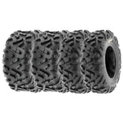 SunF ATV/UTV All Terrain Quad Tire 22x7-11 & 22x10-9 6 PR Tubeless A051 (Set of 4)
