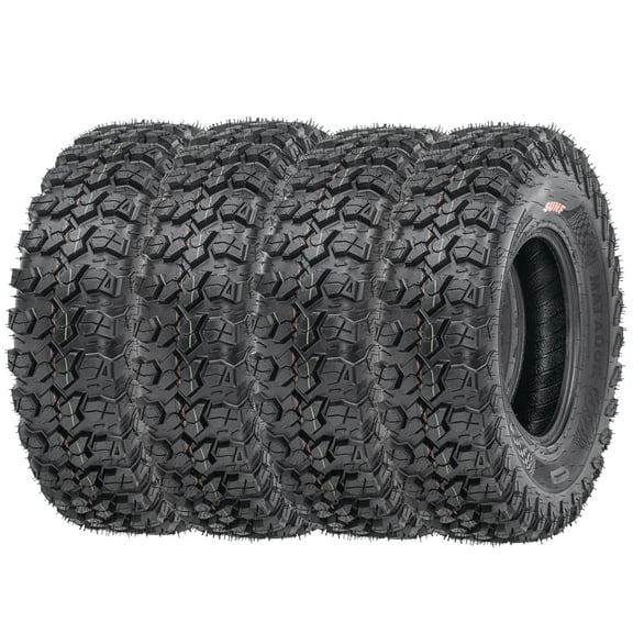 SunF ATV/UTV All Terrain Quad Tire 32x10R14 32x10x14 8 PR Tubeless A060 (Set of 4)