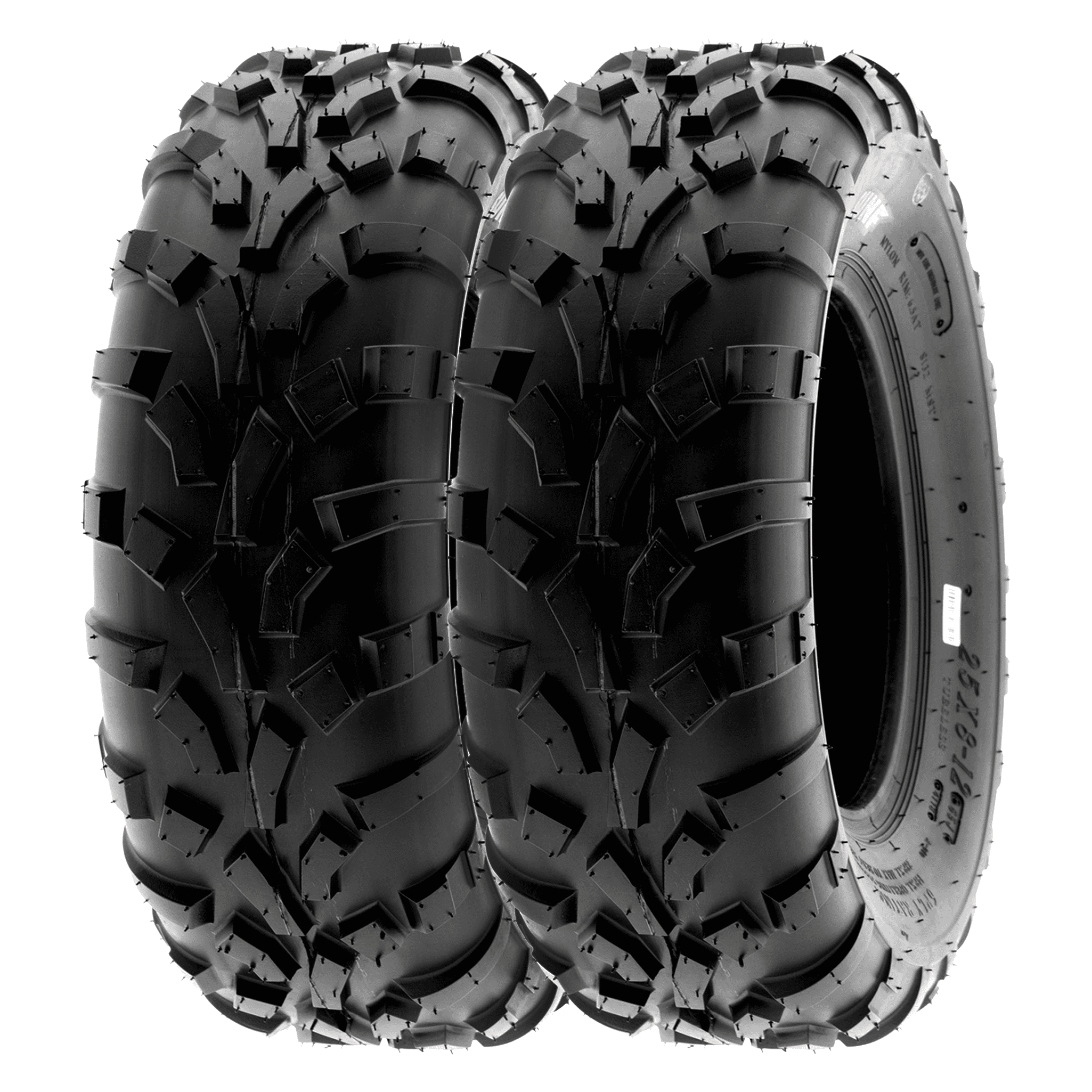 SunF All Terrain ATV UTV Tires 24x812 6 PR A001 (Pair of 2)
