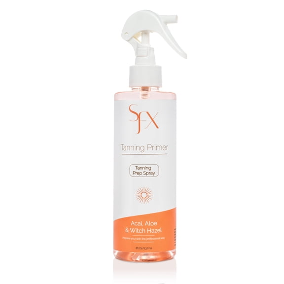 SunFX Professonal Tanning Prep Spray | Nutrient-Enriched, Balanced Toner | Infused with Acai, Aloe & Witch Hazel. 6 fl oz