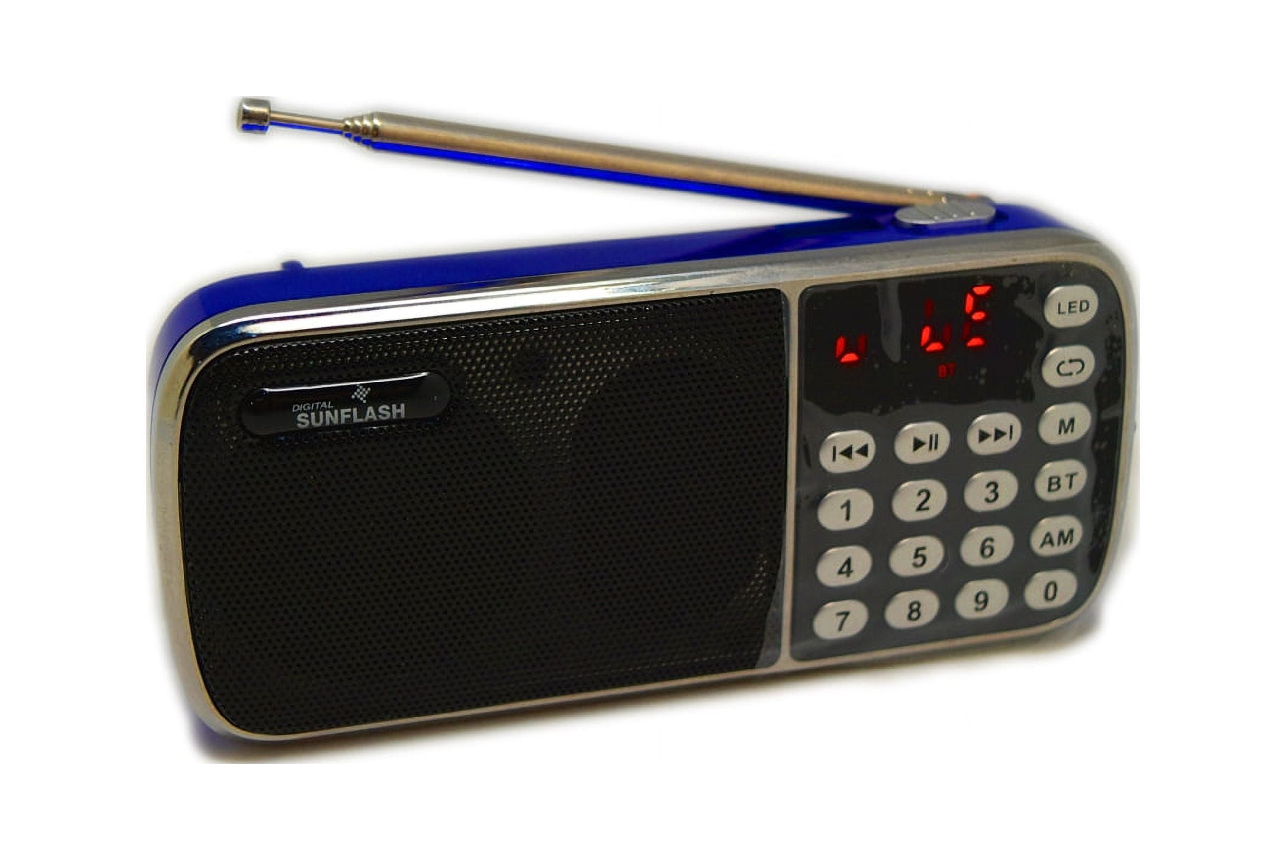  JEUJUG Radio AM FM portátil, radio Bluetooth 5.0