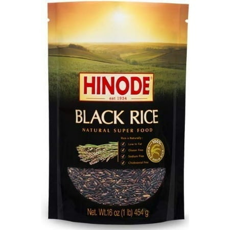 Hinode Sunfoods Black Rice 16 oz (Pack of 48)