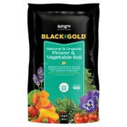 SunGro Black Gold Natural and Organic Flower and Vegetable Soil Mix, 1.5 Cu Ft