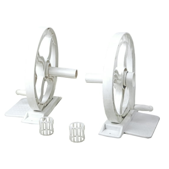 SunHeater Pool Solar Blanket Reel System for Rectangle Inground Pools