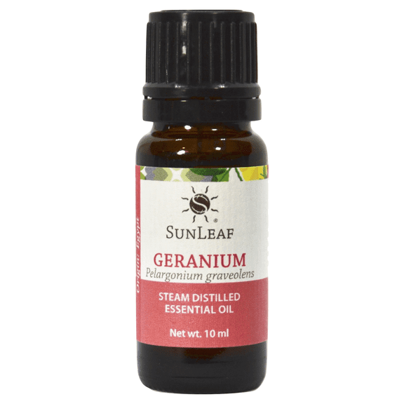 SunLeaf Naturals Essential Oil Single-Notes, Geranium, 10ml