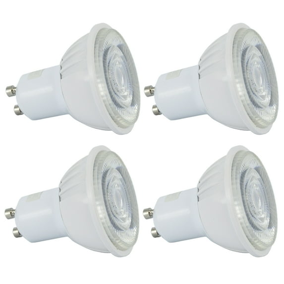 SunLight2® Builders Edition, GU10 Form With Twist Lock Base, Single CCT 2700K, 35° Beam Angle, White Finish, 4 Pack.