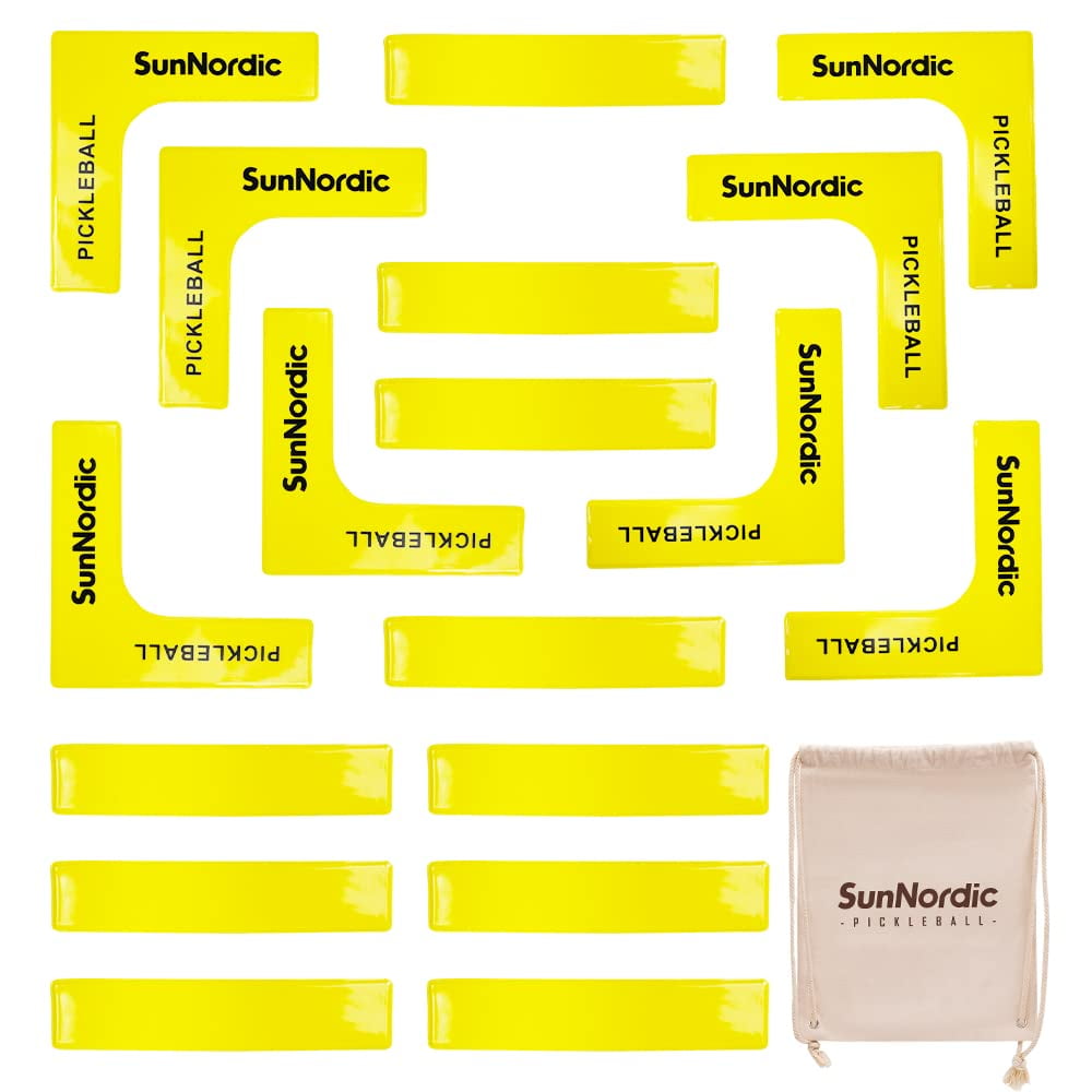 SunNordic Pickleball Court Marker Kit, Official Size Pickleball Court