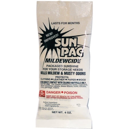 10-pack Sunpac Mildewcide Musty Odor, Mold and Mildew Inhibitor - Powder - 10 Pack, 4 Ounce — Residential Use, Standard Application