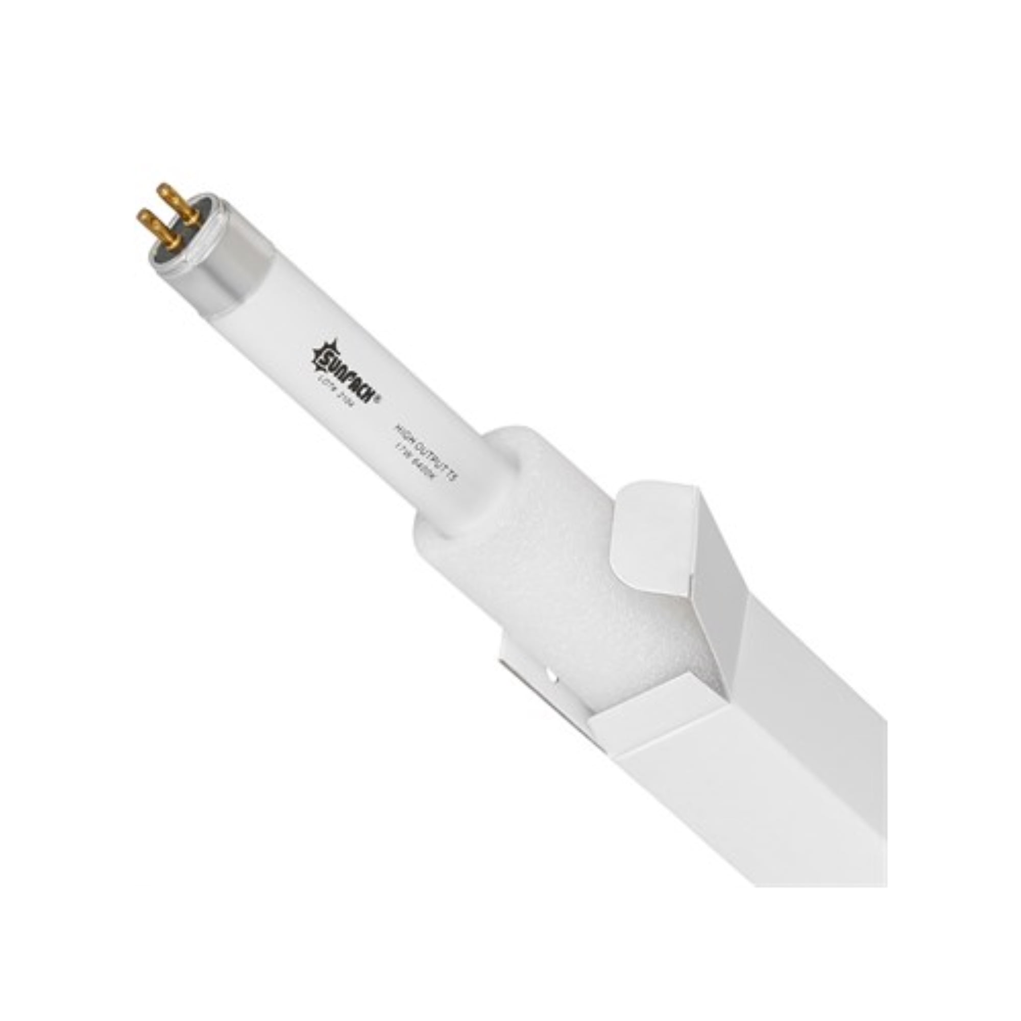 SUNPACK High Output 24W Fluorescent 6400K Strip Grow Light Bulb, White